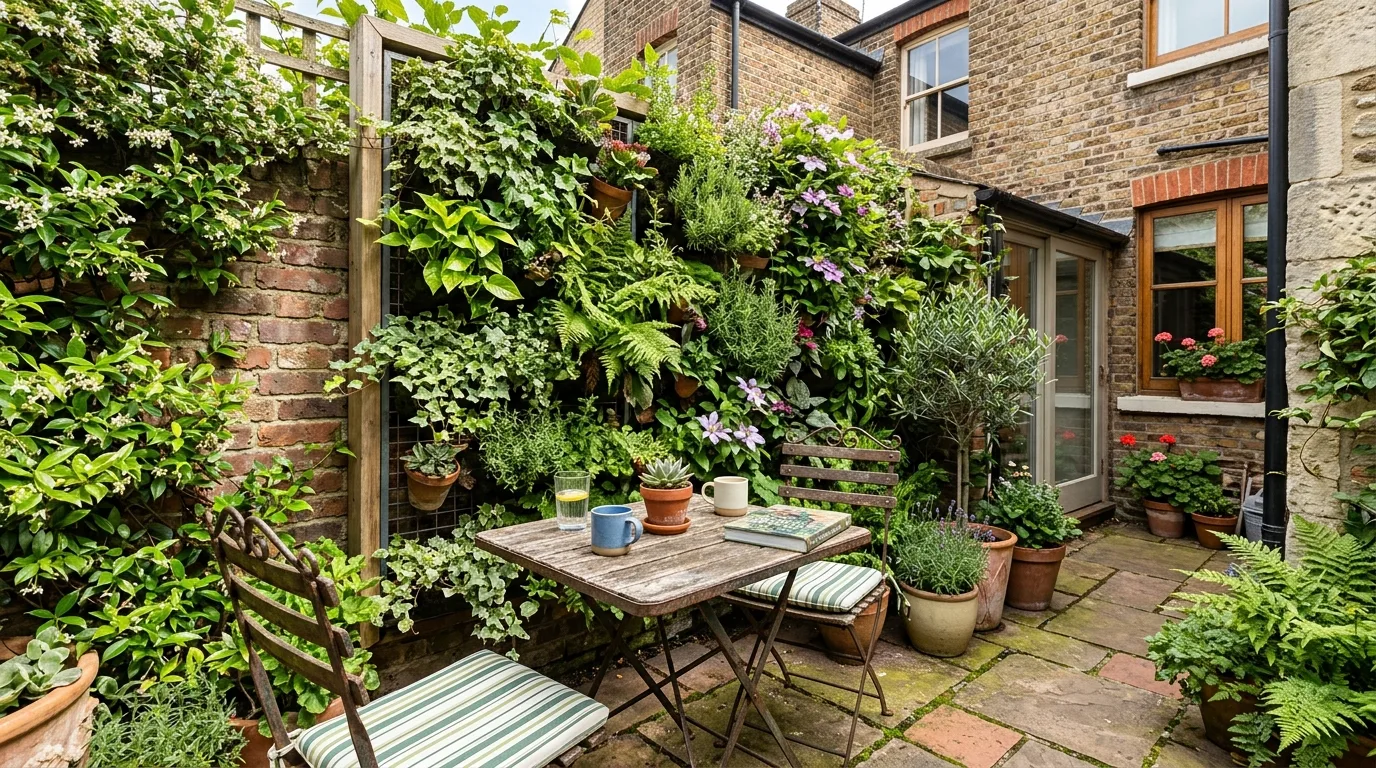Vertical Garden Patio Wall